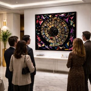 Obra en version replica del original de 100x100 (Edición de 100)